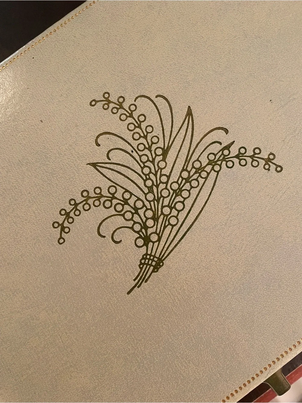 Vintage Bond Jewelry Box with Velvet Compartments